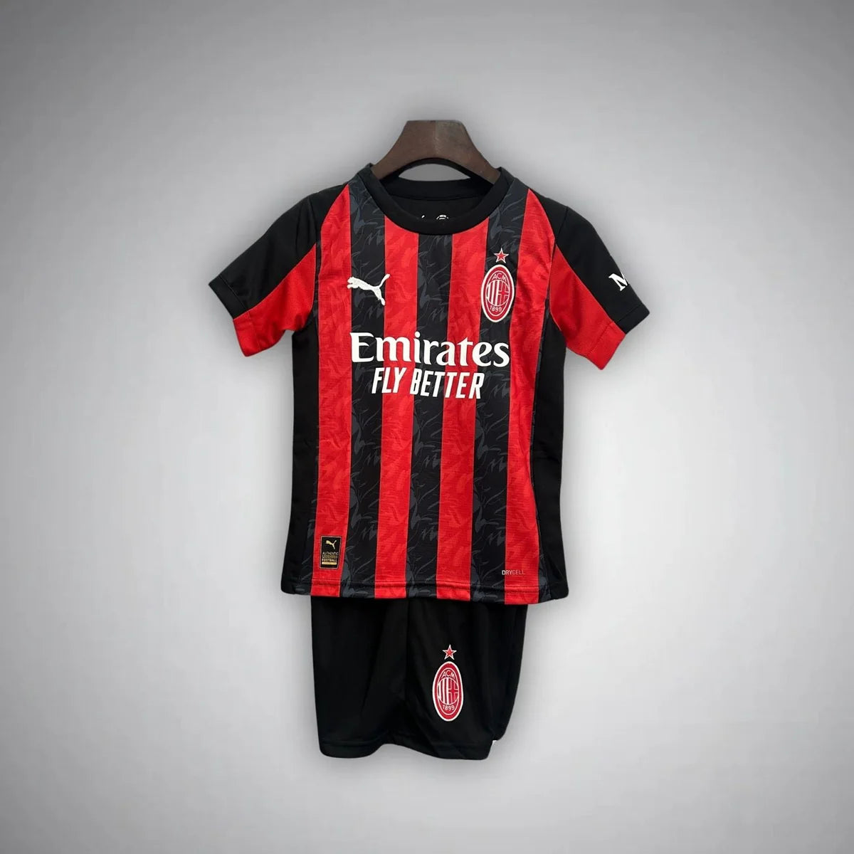 Ac Milan Local 25-26 Equipación para Niños