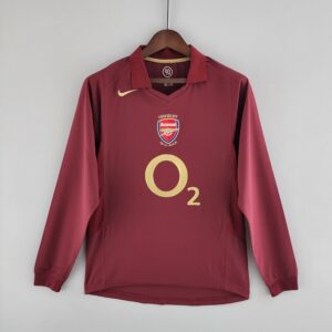 Arsenal Retro Local 05-06 Manga Larga